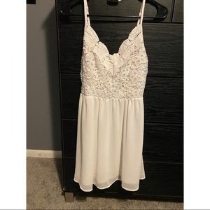 White sun dress